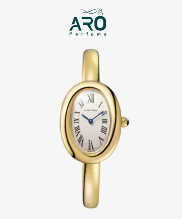 Cartier Women's Watch – Gold Tone – Oval Light Gold Dial – Roman Numerals – Quartz Movement – Mirror Edition